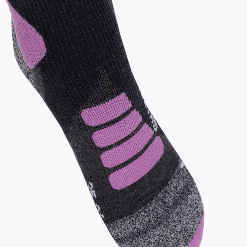 Moteriškos slidinėjimo kojinės X-Socks Ski Touring Silver 4.0 Grey XSWS47W19W 3