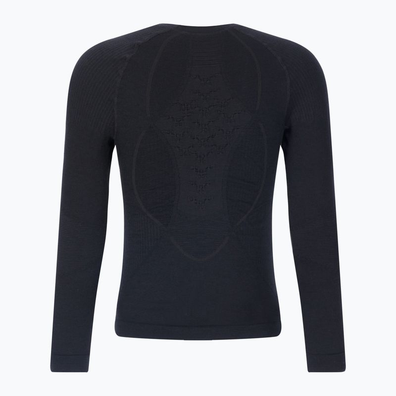 Vyriški termoaktyvūs marškinėliai X-Bionic Apani 4.0 Merino juoda/juoda 2