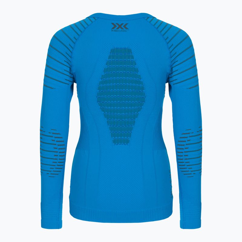 Vaikiški termoaktyvūs marškinėliai X-Bionic Invent 4.0 LS teal blue/anthracite 2