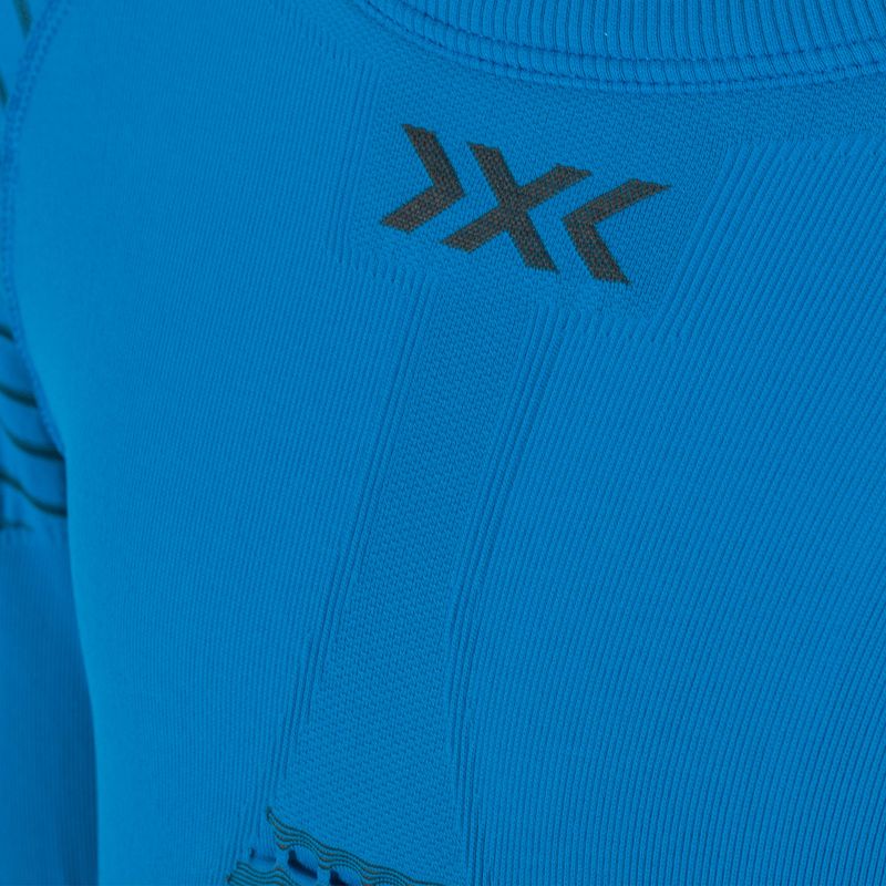 Vaikiški termoaktyvūs marškinėliai X-Bionic Invent 4.0 LS teal blue/anthracite 3