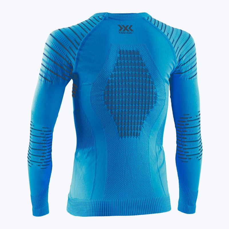 Vaikiški termoaktyvūs marškinėliai X-Bionic Invent 4.0 LS teal blue/anthracite 7