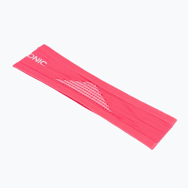 Termoaktyvi juosta X-Bionic Headband 4.0 flamingo pink/arctic white 2