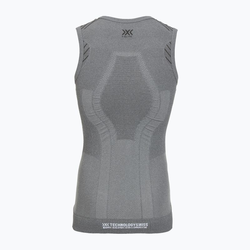 Vyriški termo marškinėliai X-Bionic Invent 4.0 Lt Singlet Grey Melange/Anthracite 2