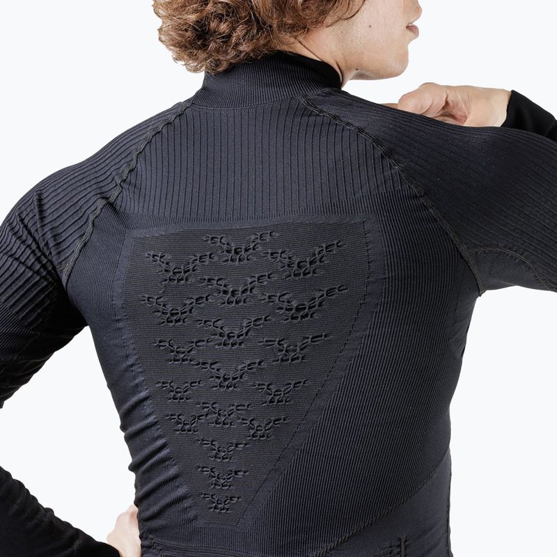 Vyriški termo marškinėliai X-Bionic Energy Accumulator 4.0 Turtle Neck opal black/arctic white 2