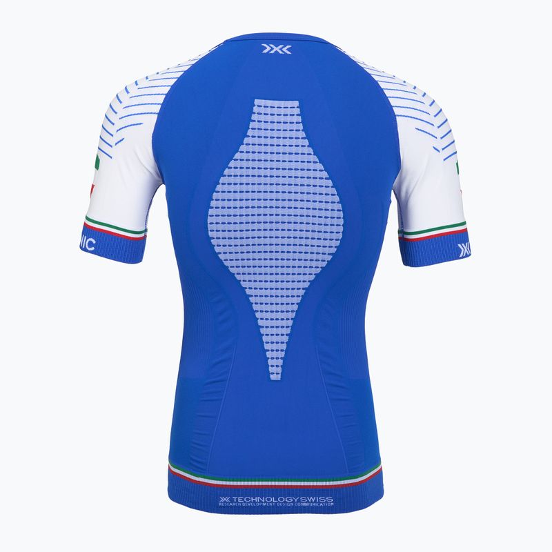 Vyriški termo marškinėliai X-Bionic Invent 4.0 Patriot Running Shirt blue 2