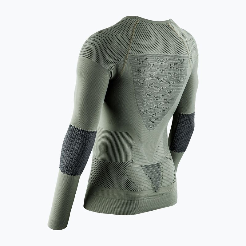 Vyriški termoaktyvūs marškinėliai X-Bionic X-Plorer Energizer 4.0 Shirt Lg Sl olive green/anthracite 2
