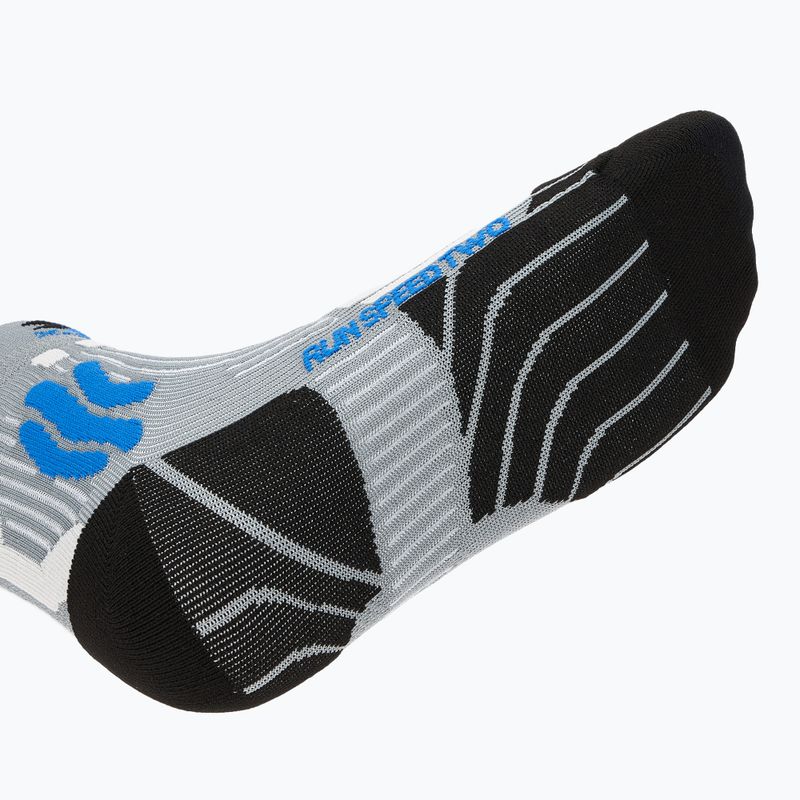 Vyriškos bėgimo kojinės X-Socks Run Speed Two 4.0 pearl grey/invent blue 4