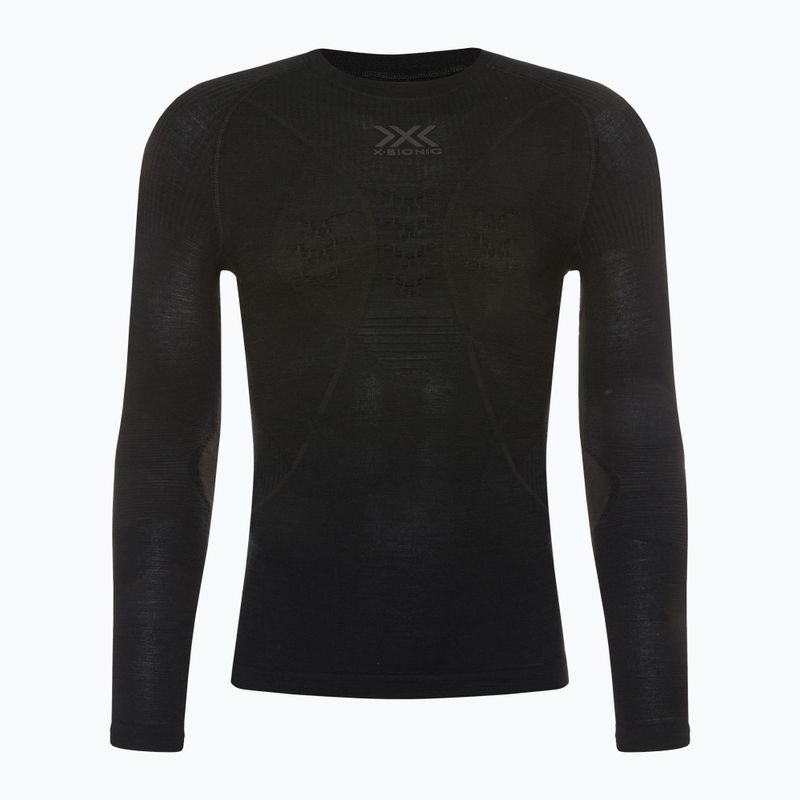 Vyriški termoaktyvūs marškinėliai X-Bionic Merino juoda/juoda 2