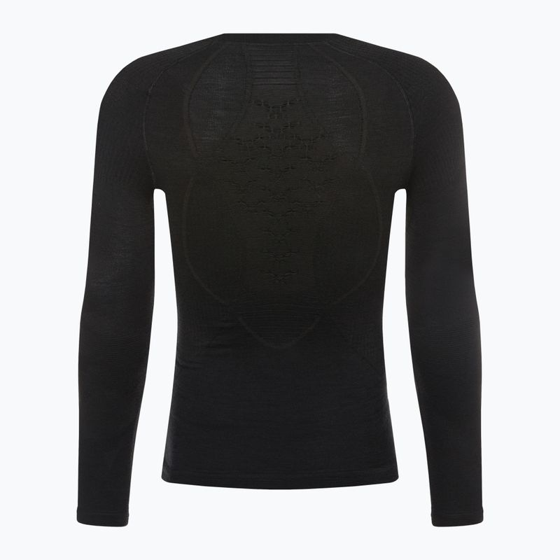 Vyriški termoaktyvūs marškinėliai X-Bionic Merino juoda/juoda 3