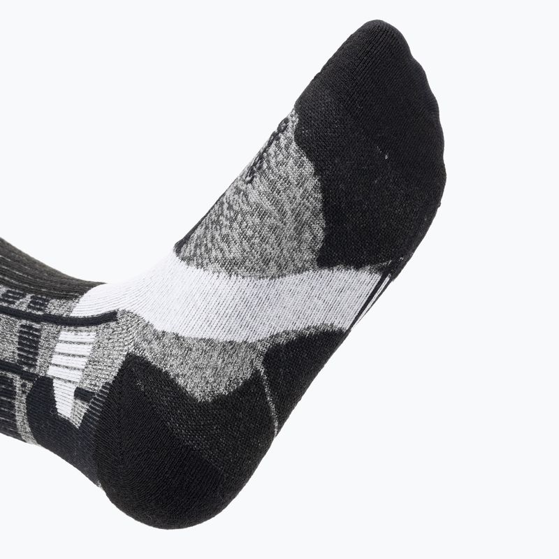 Moteriškos slidinėjimo kojinės X-Socks Ski Rider 4.0 grey melange/opal black 3