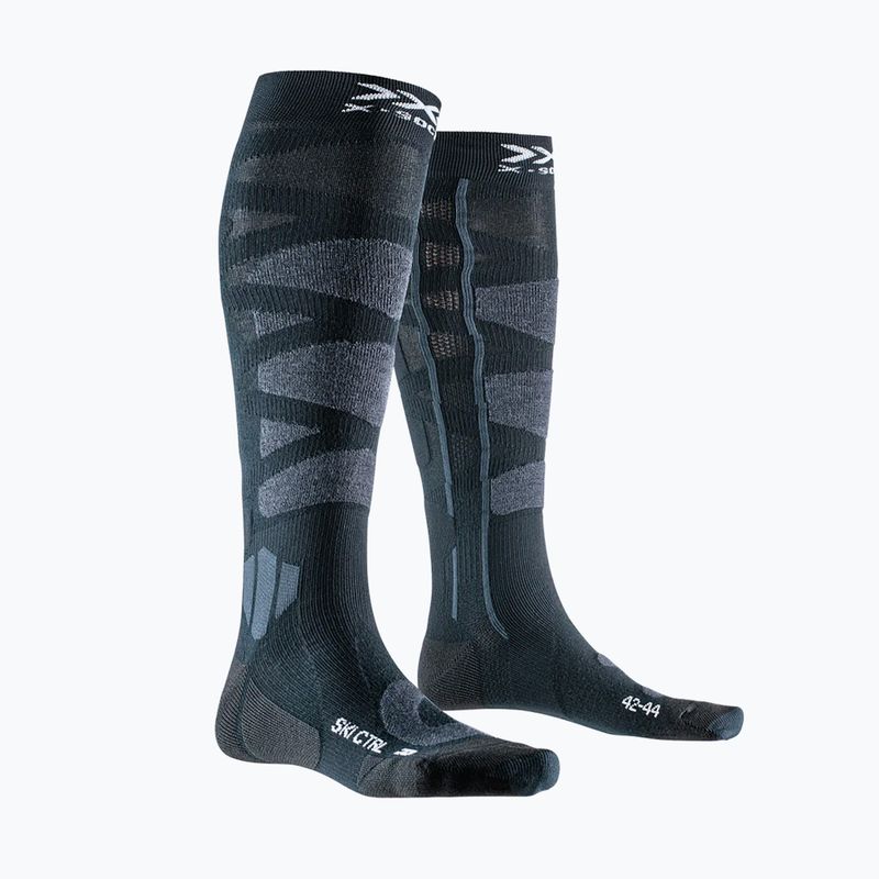 Slidinėjimo kojinės X-Socks Ski Control 4.0 black night/charcoal