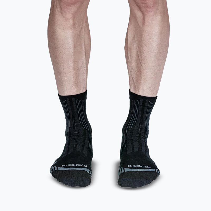 Kojinės X-Socks Hike Perform Natural Ankle anthracite/turquoise 2