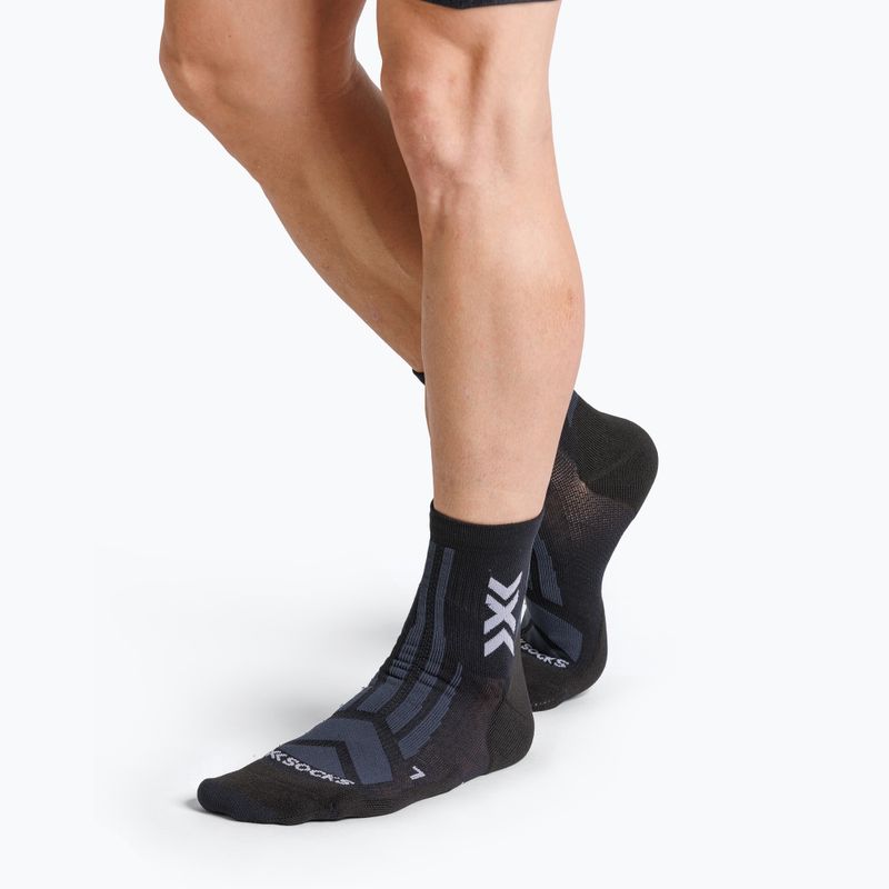 Kojinės X-Socks Hike Discover Ankle black/charcoal 2