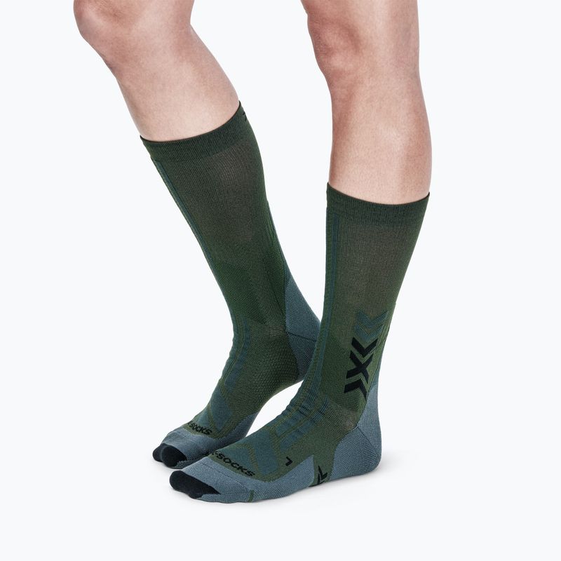 Kojinės X-Socks Hike Discover Crew green/black 4