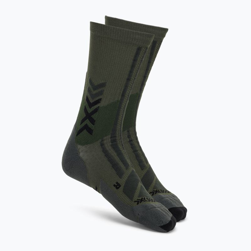 Kojinės X-Socks Hike Discover Crew green/black