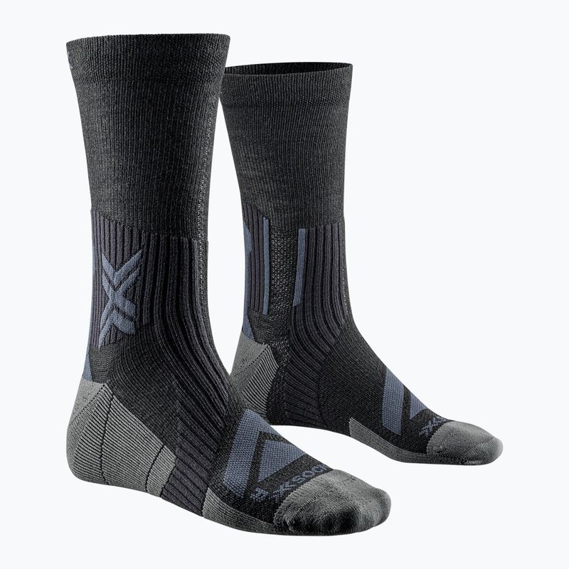 Dviračio kojinės X-Socks Bike Expert Merino Crew black/charcoal 4