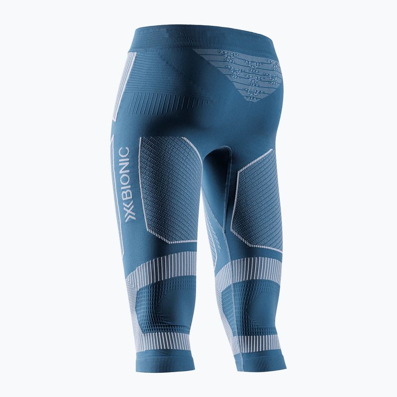 Moteriškos termoaktyvios kelnės X-Bionic Energy Accumulator Light Pants 3/4 mineral blue/arctic white 2