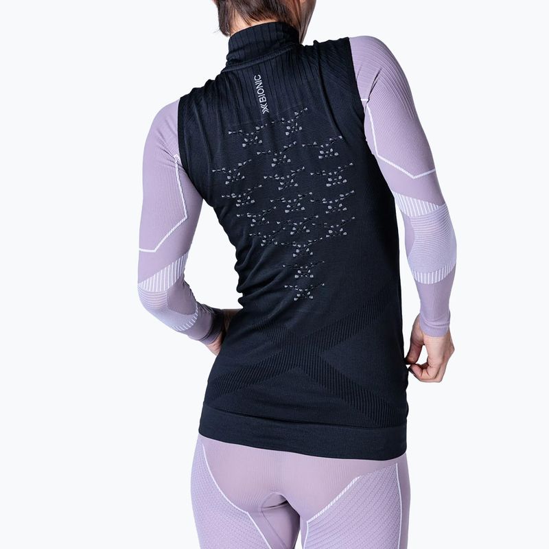 Moteriška liemenė X-Bionic Energy Accumulator Light Full Zip black/light grey 2