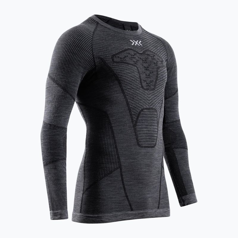 Vyriški termoaktyvūs marškinėliai X-Bionic Symbio Merino Shirt rhino grey