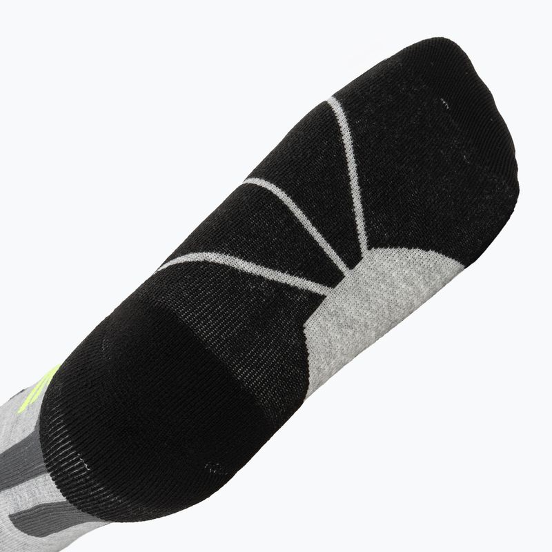 Slidinėjimo kojinės X-Socks Ski Discover Otc rhino grey/canary 4