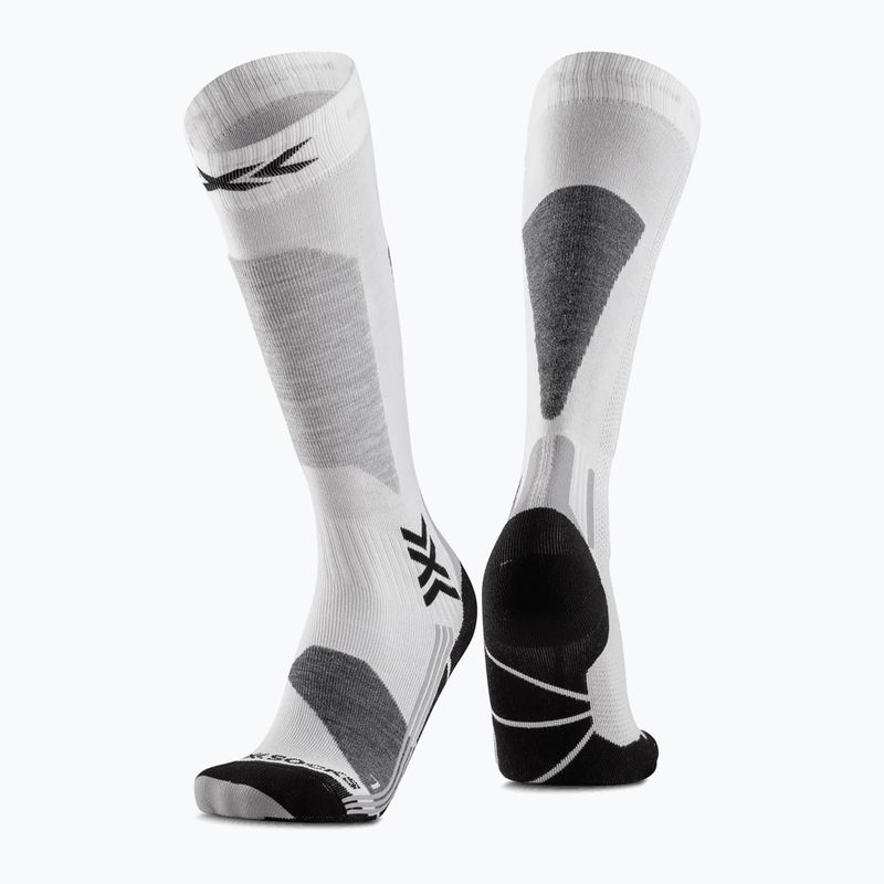 Moteriškos slidinėjimo kojinės X-Socks Ski Discover Otc x white/grey