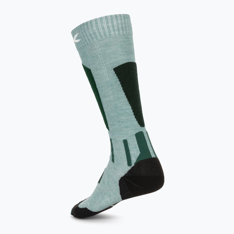 Moteriškos slidinėjimo kojinės X-Socks Ski Discover Otc sage green/english lawn 2