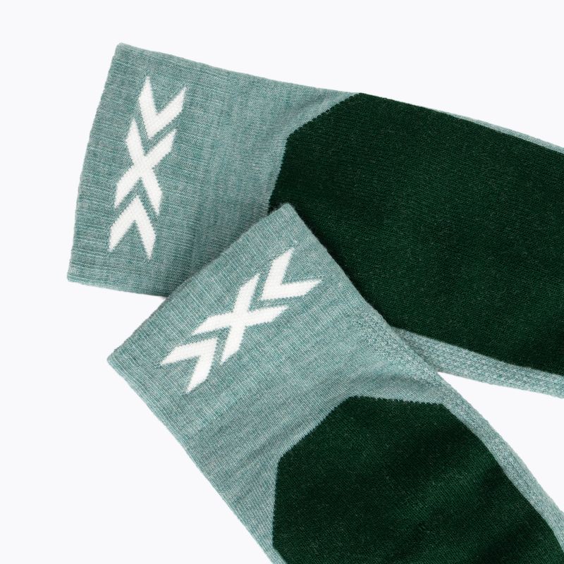 Moteriškos slidinėjimo kojinės X-Socks Ski Discover Otc sage green/english lawn 4