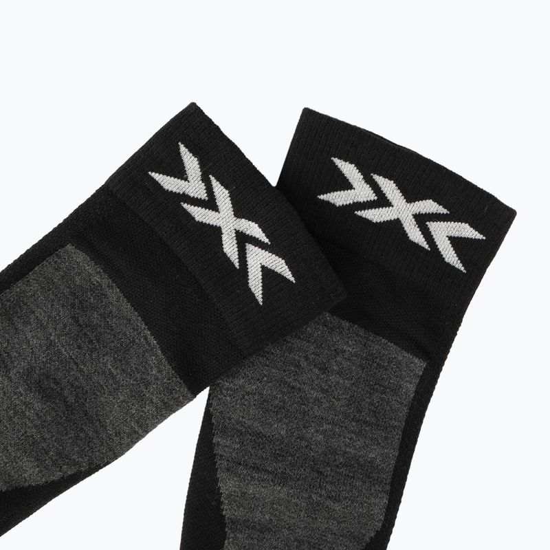 Snieglenčių kojinės X-Socks Snowboard Discover Otc x black/light grey 3