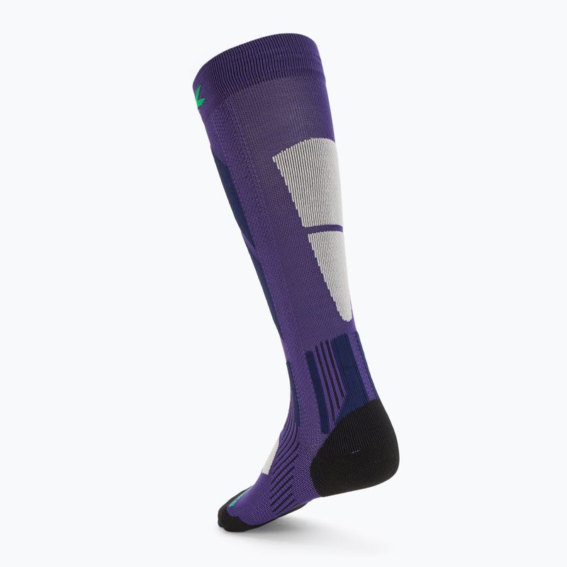 Moteriškos slidinėjimo kojinės X-Socks Ski Perform Otc deep purple/light sand 2