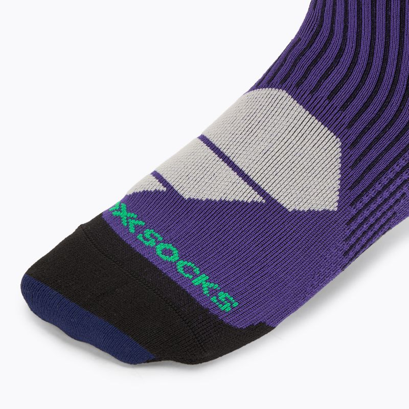 Moteriškos slidinėjimo kojinės X-Socks Ski Perform Otc deep purple/light sand 3