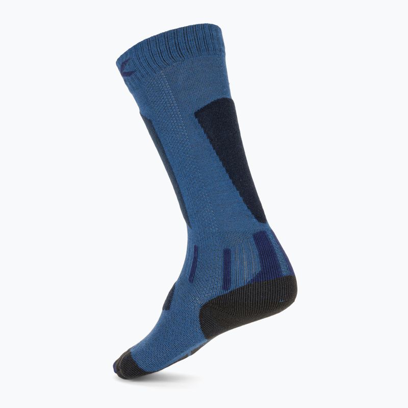 Vaikiškos slidinėjimo kojinės X-Socks Ski Discover Otc blue blossom/marine 2