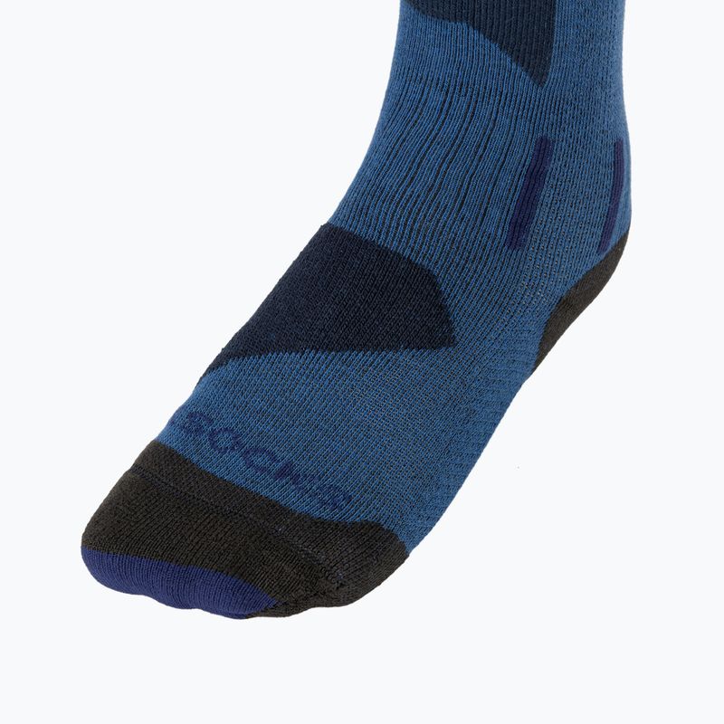 Vaikiškos slidinėjimo kojinės X-Socks Ski Discover Otc blue blossom/marine 3