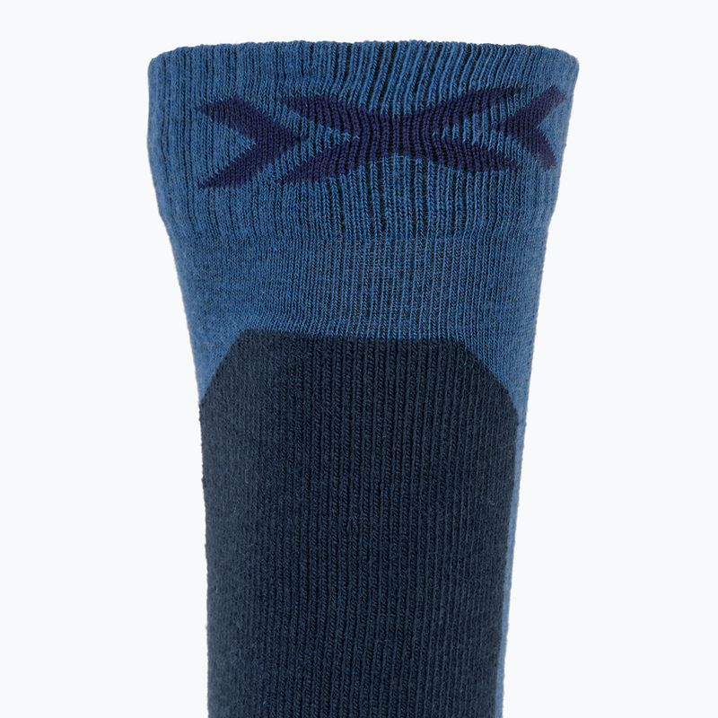 Vaikiškos slidinėjimo kojinės X-Socks Ski Discover Otc blue blossom/marine 4