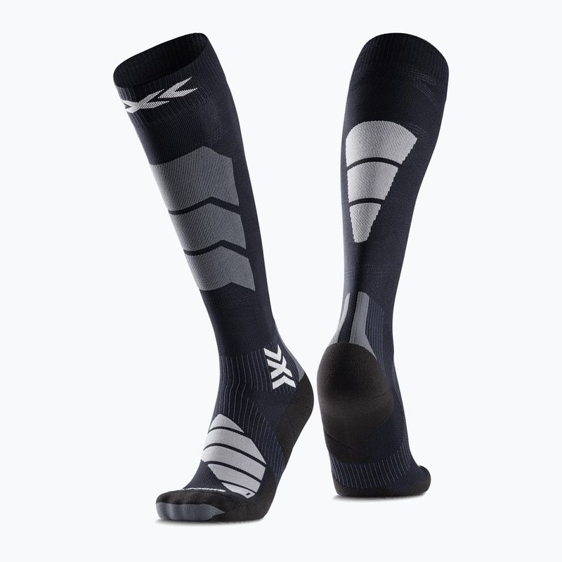 Slidinėjimo kojinės X-Socks Ski Expert Otc x black/light grey 4