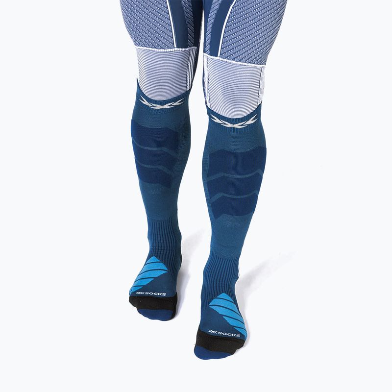 Slidinėjimo kojinės X-Socks Ski Expert Otc marine/mineral blue 5