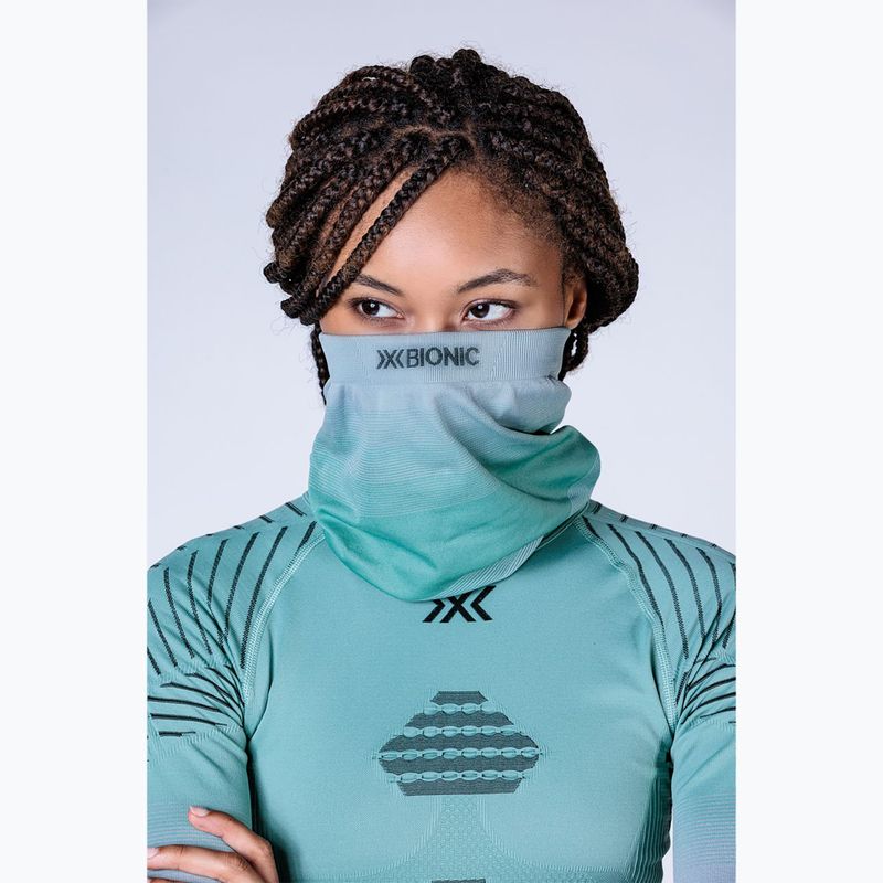 Kaminas X-Bionic Invent Fx Neckwarmer sage green/light grey/white 2