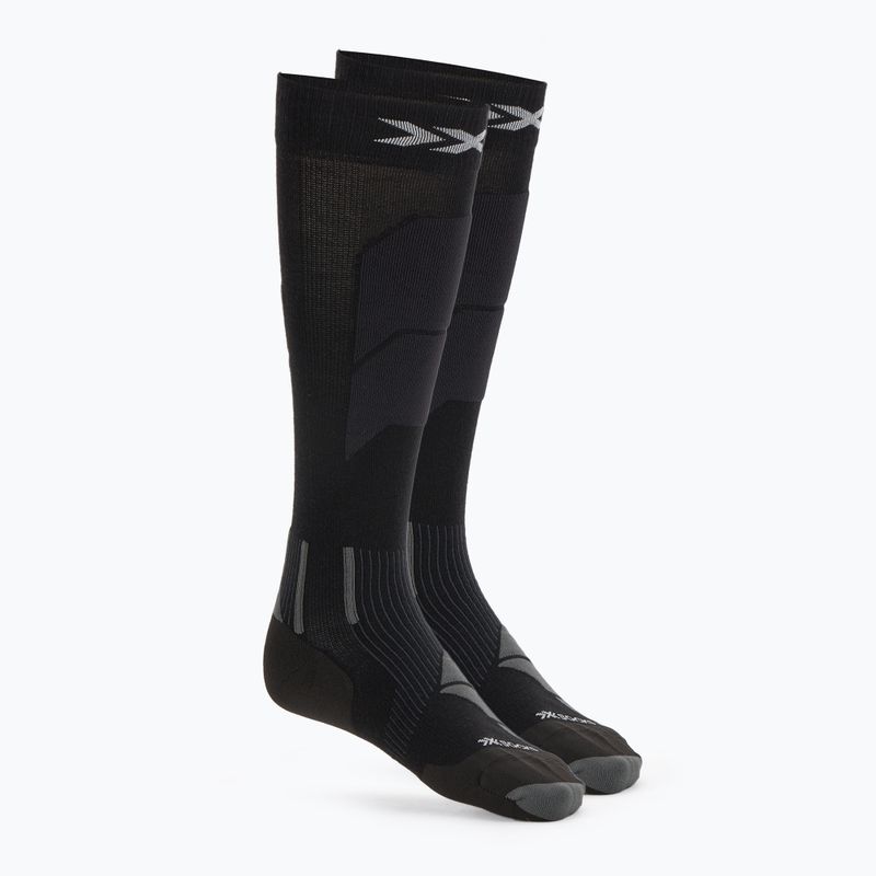 Slidinėjimo kojinės X-Socks Ski Perform Merino Otc x black/grey
