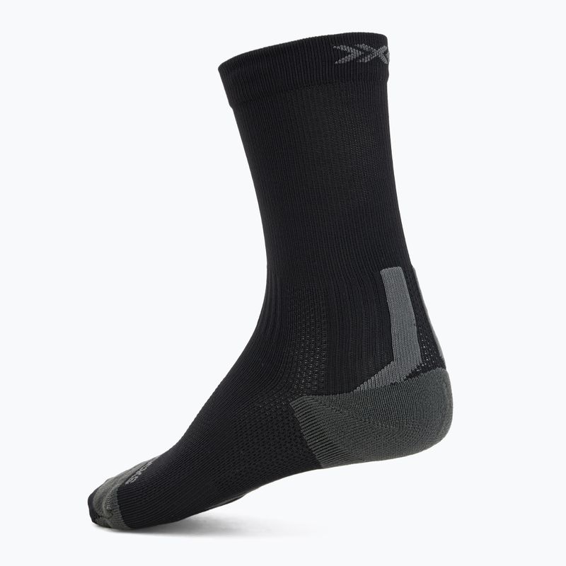Kojinės X-Socks Run Discover Crew black/charcoal 2