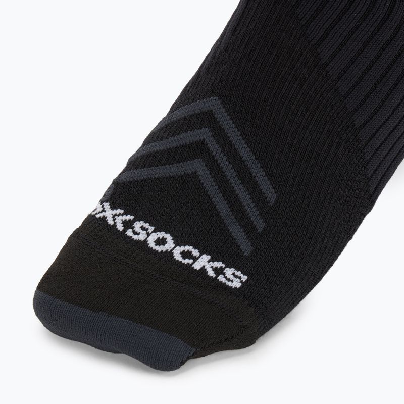 Kojinės X-Socks Run Expert Silk Merino Crew x black/light gray 3