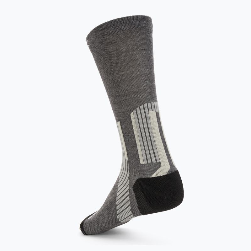 Kojinės X-Socks Run Expert Silk Merino Crew seal grey/light sand 2