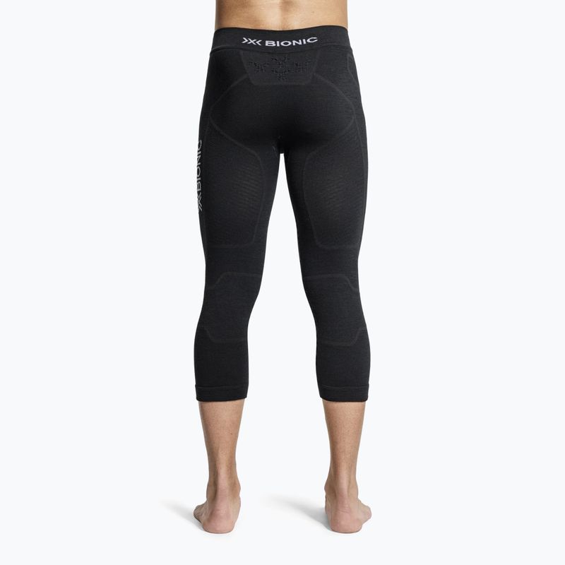 Vyriškos termo kelnės X-Bionic Symbio Merino 3/4 black 2
