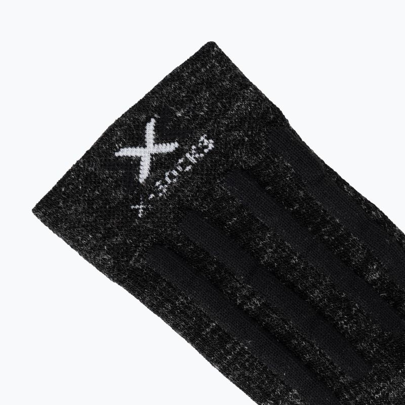 Kojinės X-Socks Trek X Linen dolomite grey melange/opal black 3