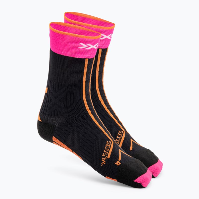 Bėgimo batai Buty X-Bionic Terraskin X00/C x black/x white/fluo pink 8