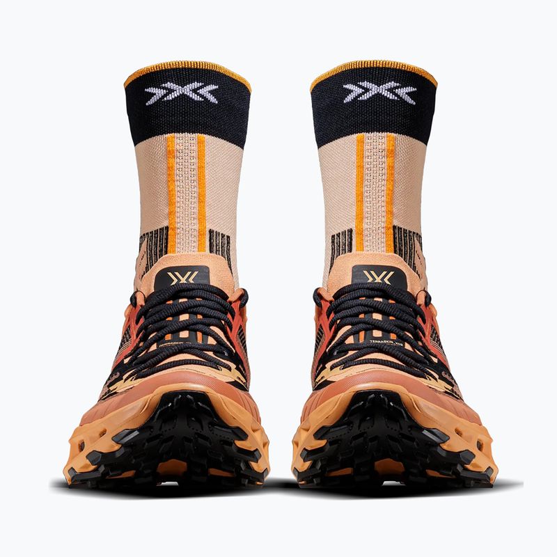 Bėgimo batai + kojinės X-Bionic Terraskin X02 dusty rose/fresh peach/x black 2