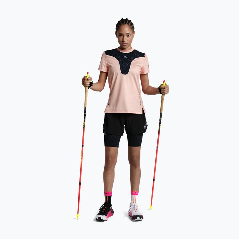 Moteriški bėgimo marškinėliai X-Bionic Corefusion Run Shirt fresh peach 2