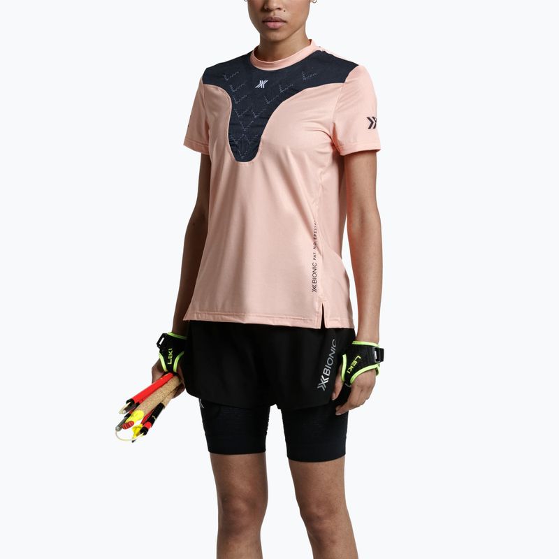 Moteriški bėgimo marškinėliai X-Bionic Corefusion Run Shirt fresh peach 3