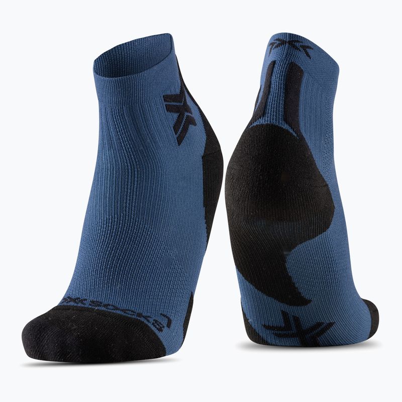 Kojinės X-Socks Run Discover Ankle marine/x juoda