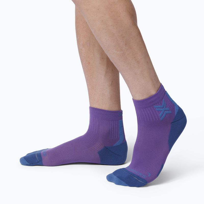 Moteriškos kojinės X-Socks Run Discover Ankle neobergine/x black 4