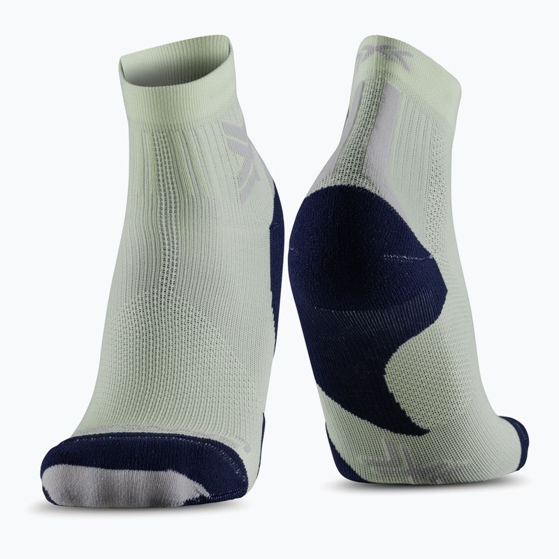 Kojinės X-Socks Run Discover Ankle neolime/x juodos spalvos