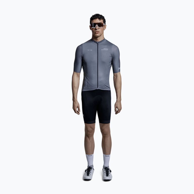 Vyriški dviračių marškinėliai X-Bionic Corefusion Ride Jersey rhino grey 2